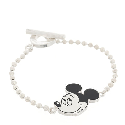 Gucci X DISNEY Sterling Silver Enamel Mickey Mouse Toggle Bracelet 1 of 3