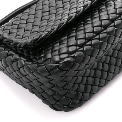 Bottega Veneta Nappa Intrecciato Small Cobble Shoulder Bag Black 11 of 13