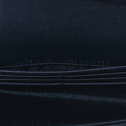Christian Dior Oblique Saddle Chain Long Wallet Blue 9 of 10