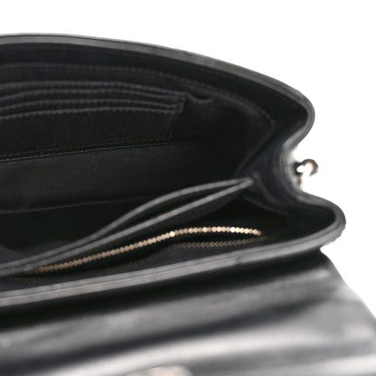 Saint Laurent Calfskin Y Quilted Monogram Toy Loulou Crossbody Bag Black 5 of 14