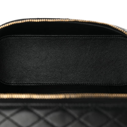 Saint Laurent Lambskin Quilted Mini Gaby Vanity Case Black 5 of 11