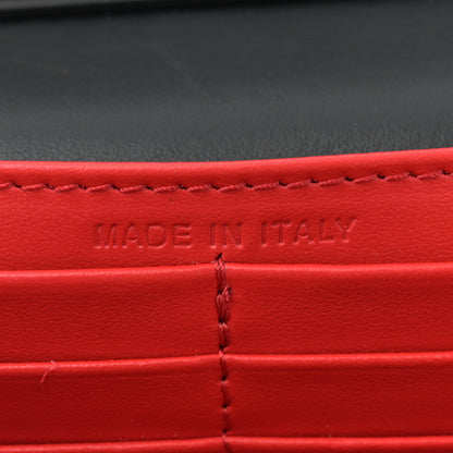 Christian Louboutin Calfskin Spikes Loubinthesky Paloma Clutch  Black 7 of 11