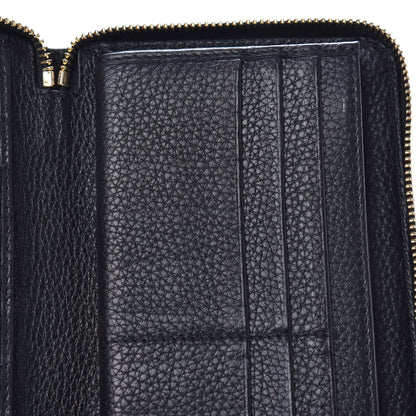 Gucci Pebbled Calfskin Soho Zip Around Wallet Black 12 of 13