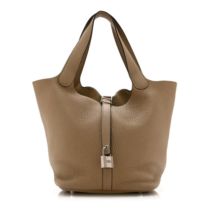 Hermes Taurillon Clemence Picotin Lock 22 MM Trench 1 of 10