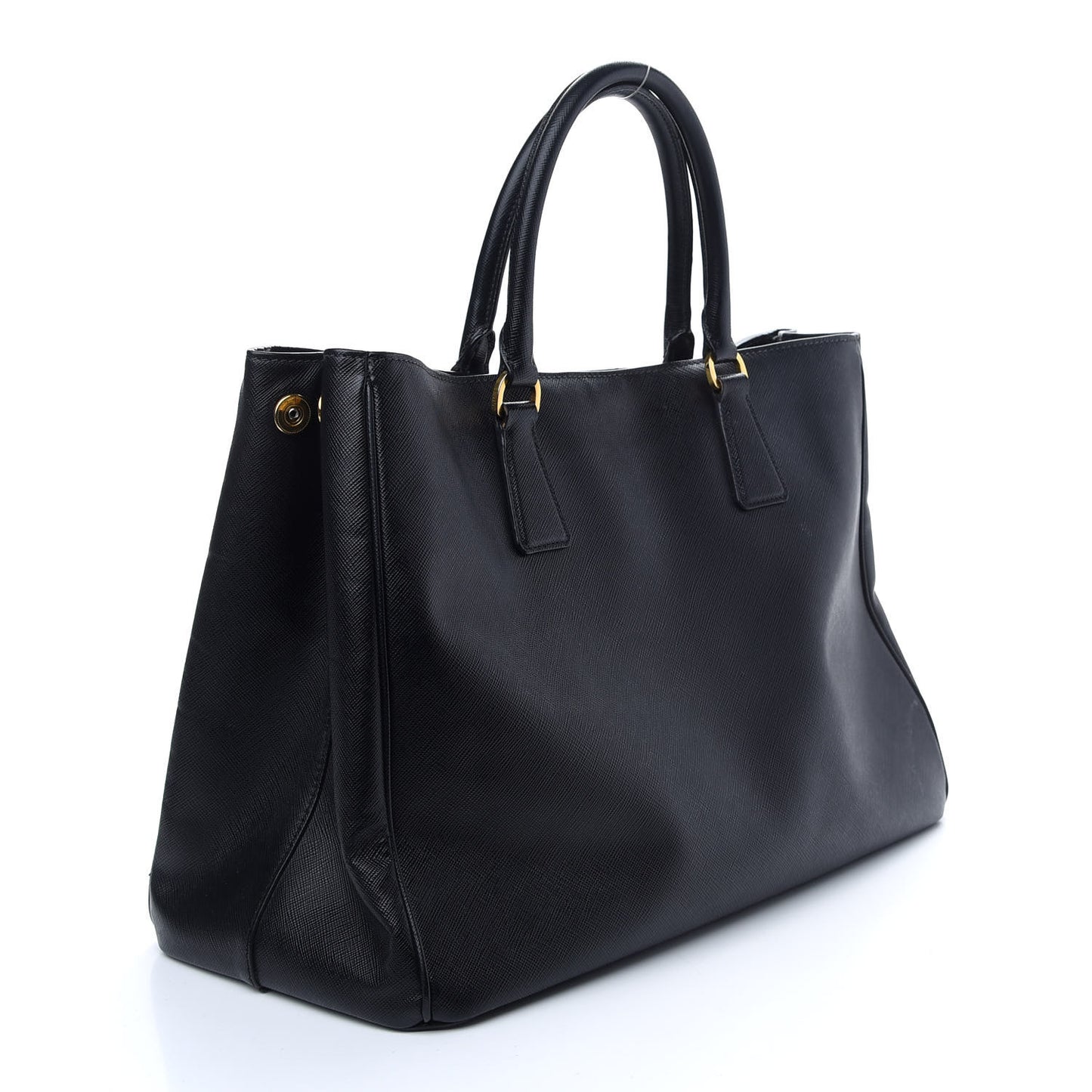 Saffiano Lux Large Tote Black