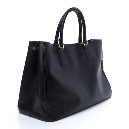 Prada Saffiano Lux Large Tote Black 2 of 11