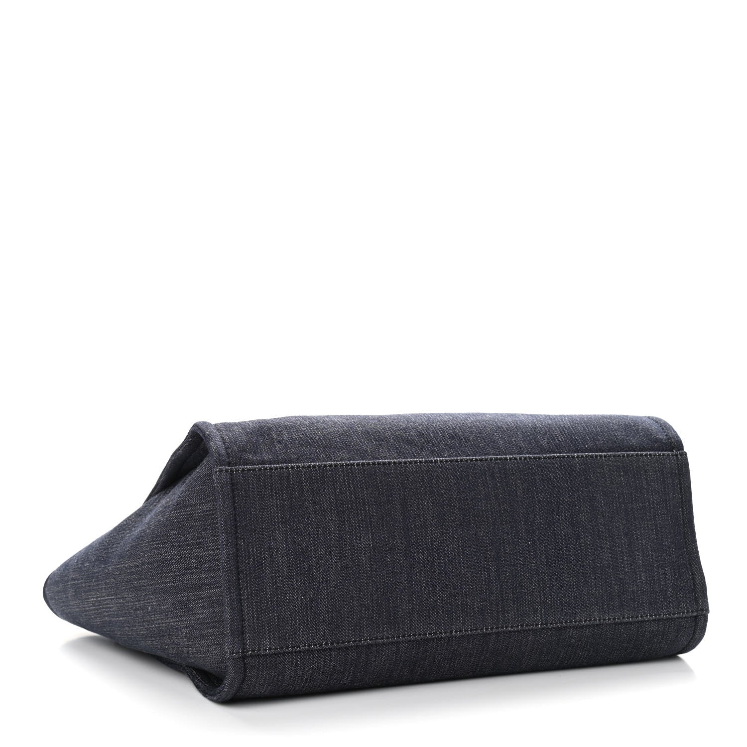 Chanel Denim Medium Deauville Tote Dark Blue 4 of 10