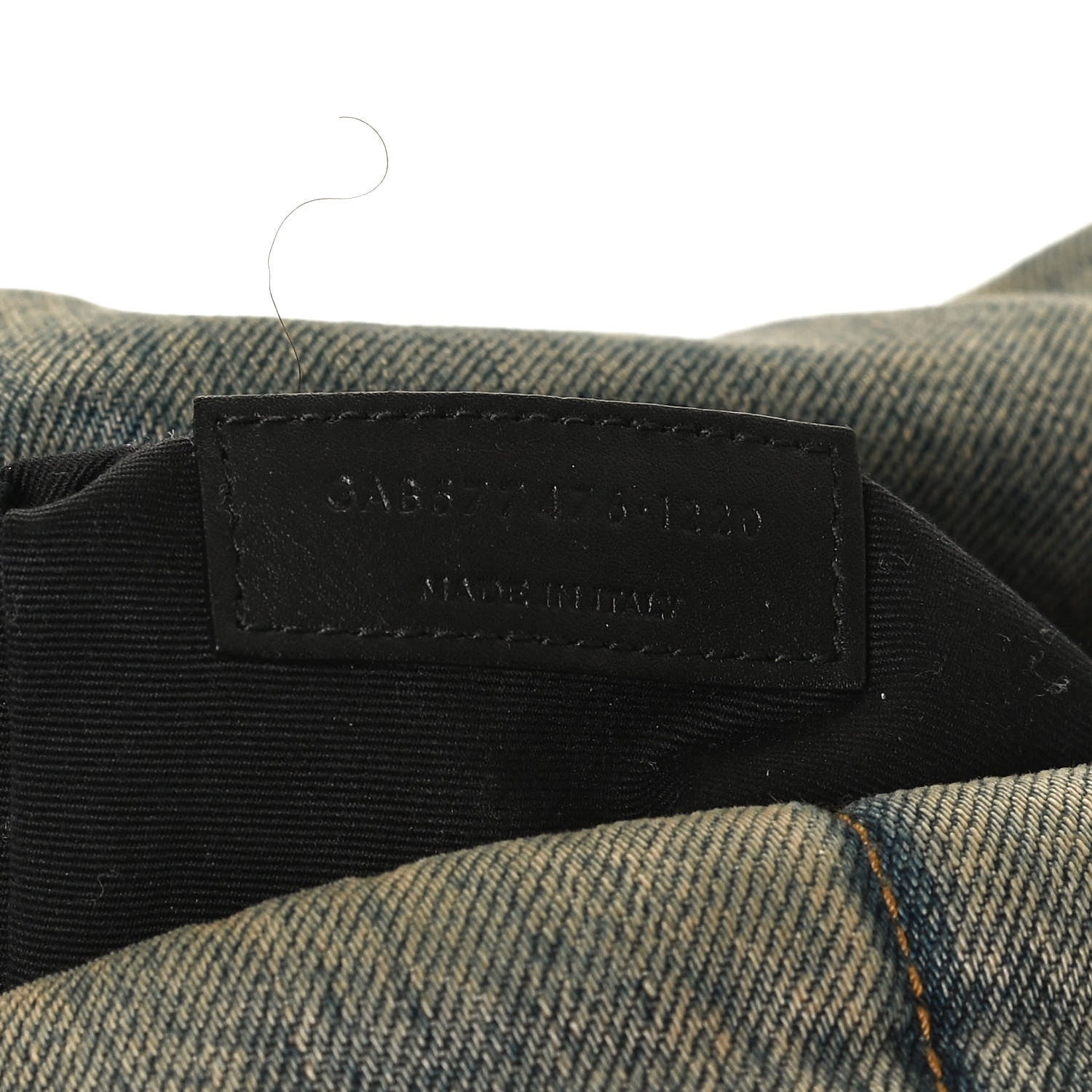 Saint Laurent Denim Quilted Small Loulou Puffer Monogram Chain Satchel Rodeo Blue 8 of 9