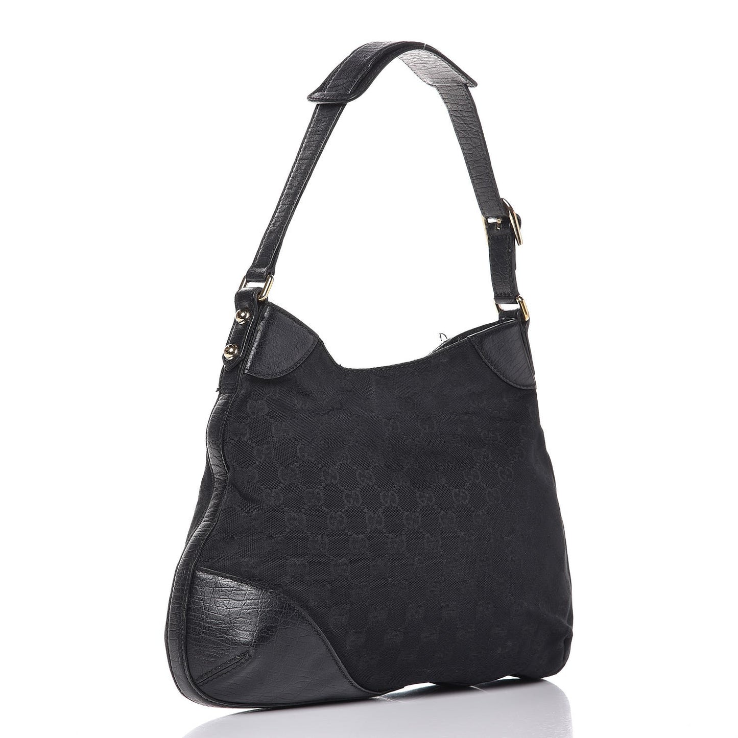 Monogram Web Hasler Hobo Black