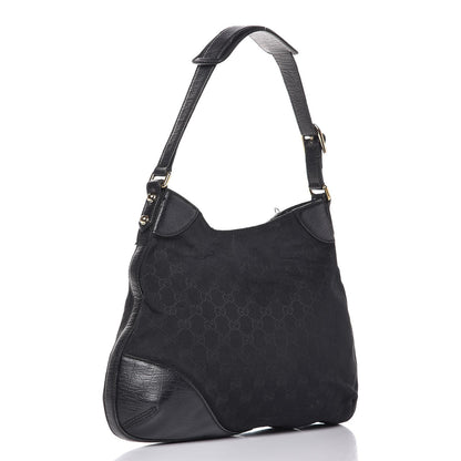 Gucci Monogram Web Hasler Hobo Black 3 of 17