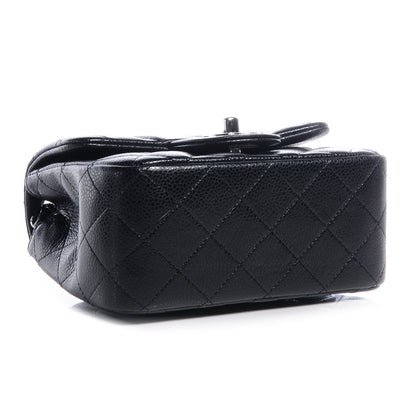 Chanel Caviar Quilted Mini Square Flap Bag Black 4 of 9