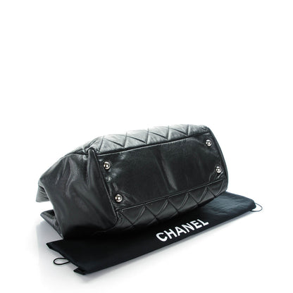 Chanel Soft Caviar Quilted Large Cells Tote Black 4 of 7