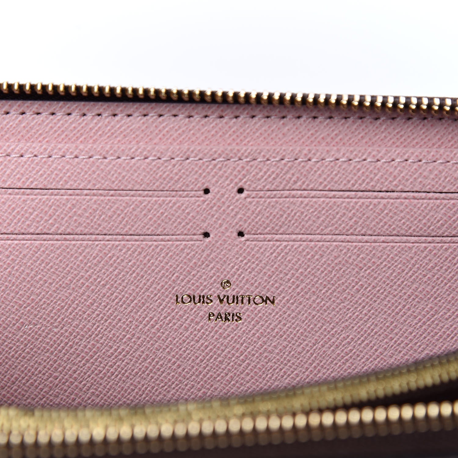 Louis Vuitton Monogram Clemence Wallet Rose Ballerine 7 of 9