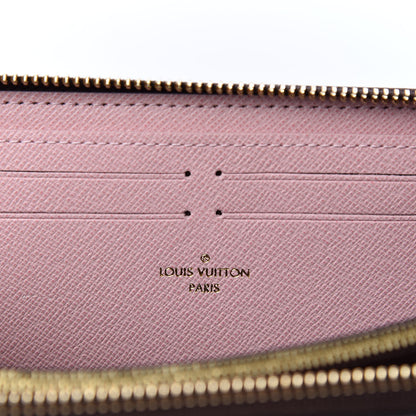 Louis Vuitton Monogram Clemence Wallet Rose Ballerine 7 of 9