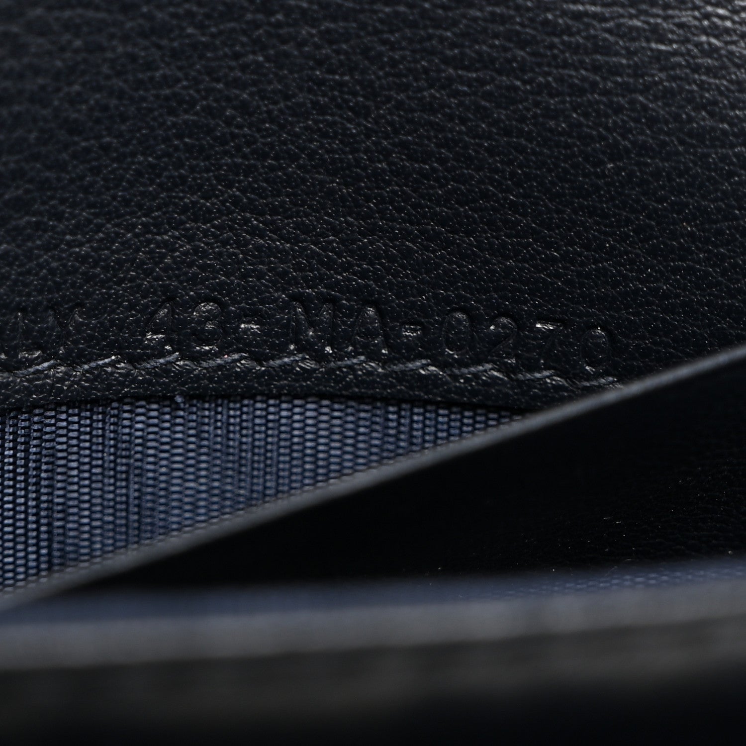 Christian Dior Oblique Saddle Card Holder Blue 8 of 8