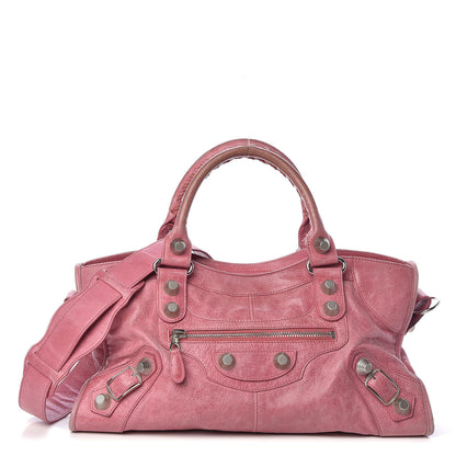 Balenciaga Agneau Giant 21 Silver Hardware Part Time Framboise 1 of 21