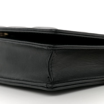 Christian Dior Lambskin Cannage Lady Dior Pouch Black 10 of 10