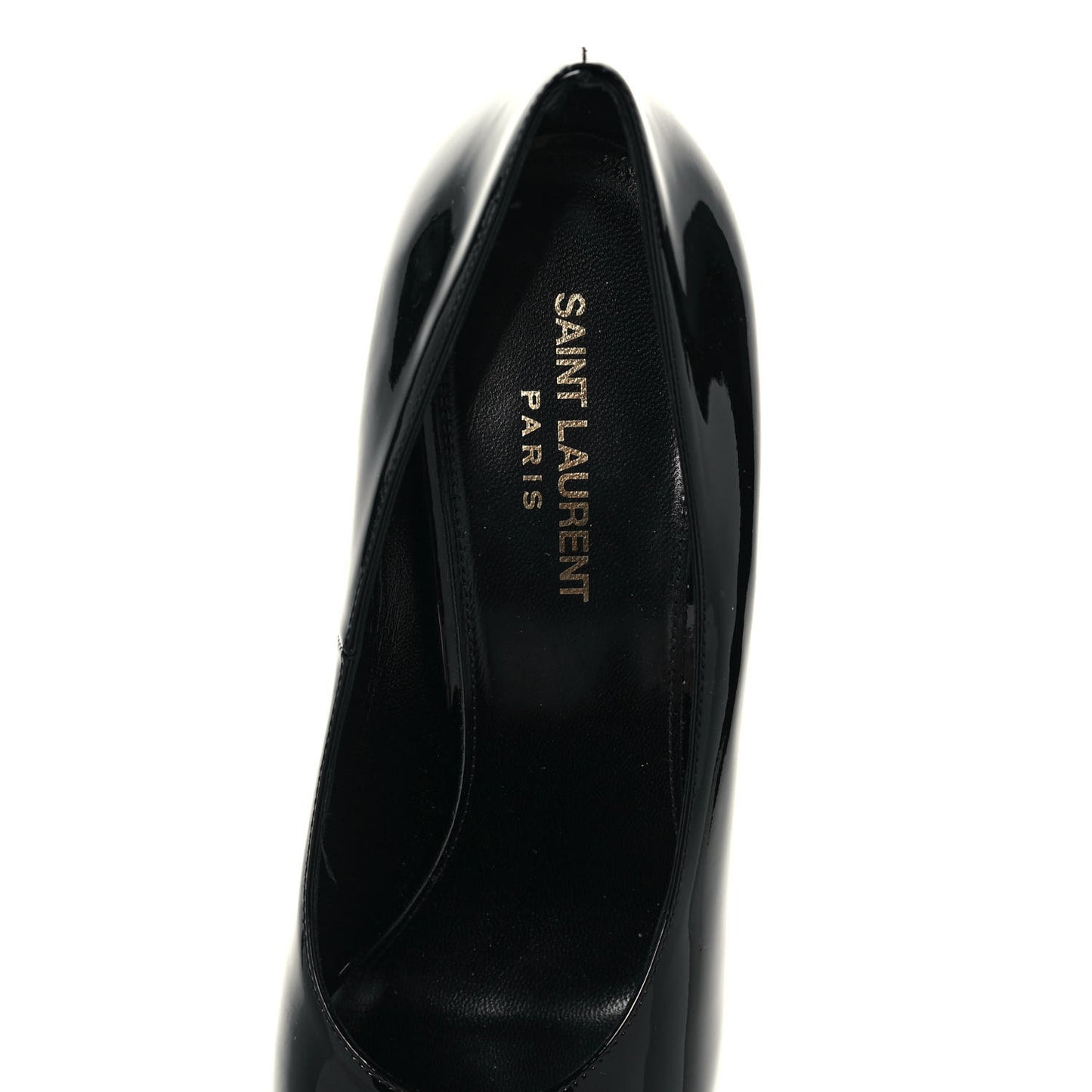 Patent Calfskin Kiki 100 Pumps 41 Black