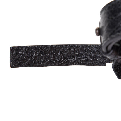 Balenciaga Agneau Classic Hardware Logo Shoulder Strap Black 5 of 6