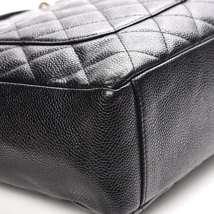 Chanel Caviar Quilted Petit Shopping Tote PST Black 10 of 11