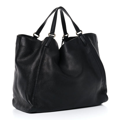 Gucci Pebbled Calfskin Large Soho Shoulder Bag Black 3 of 11