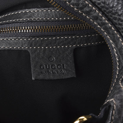 Gucci Pebbled Calfskin Medium Pelham Hobo Black 6 of 10