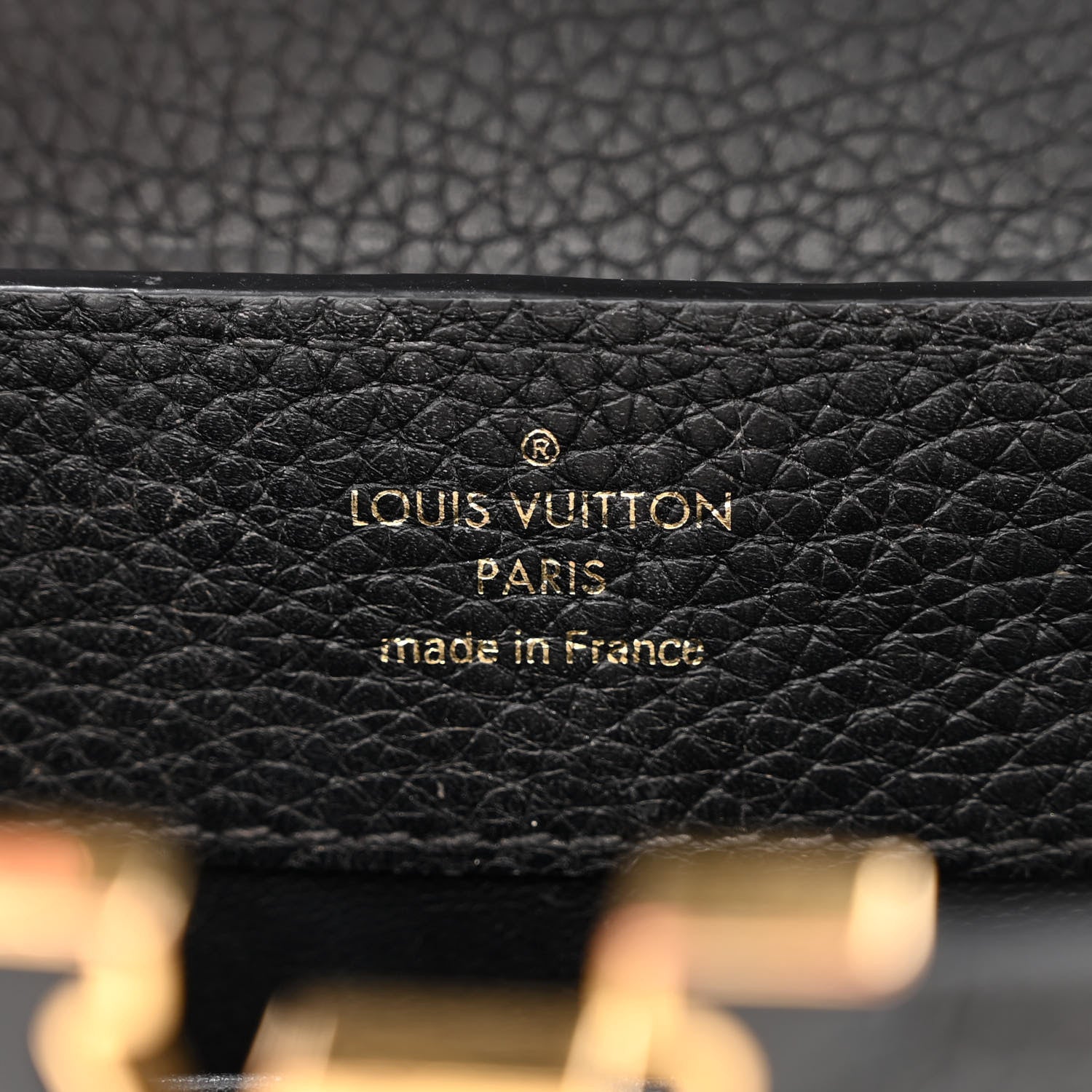 Louis Vuitton Taurillon Mini Capucines Black 6 of 19