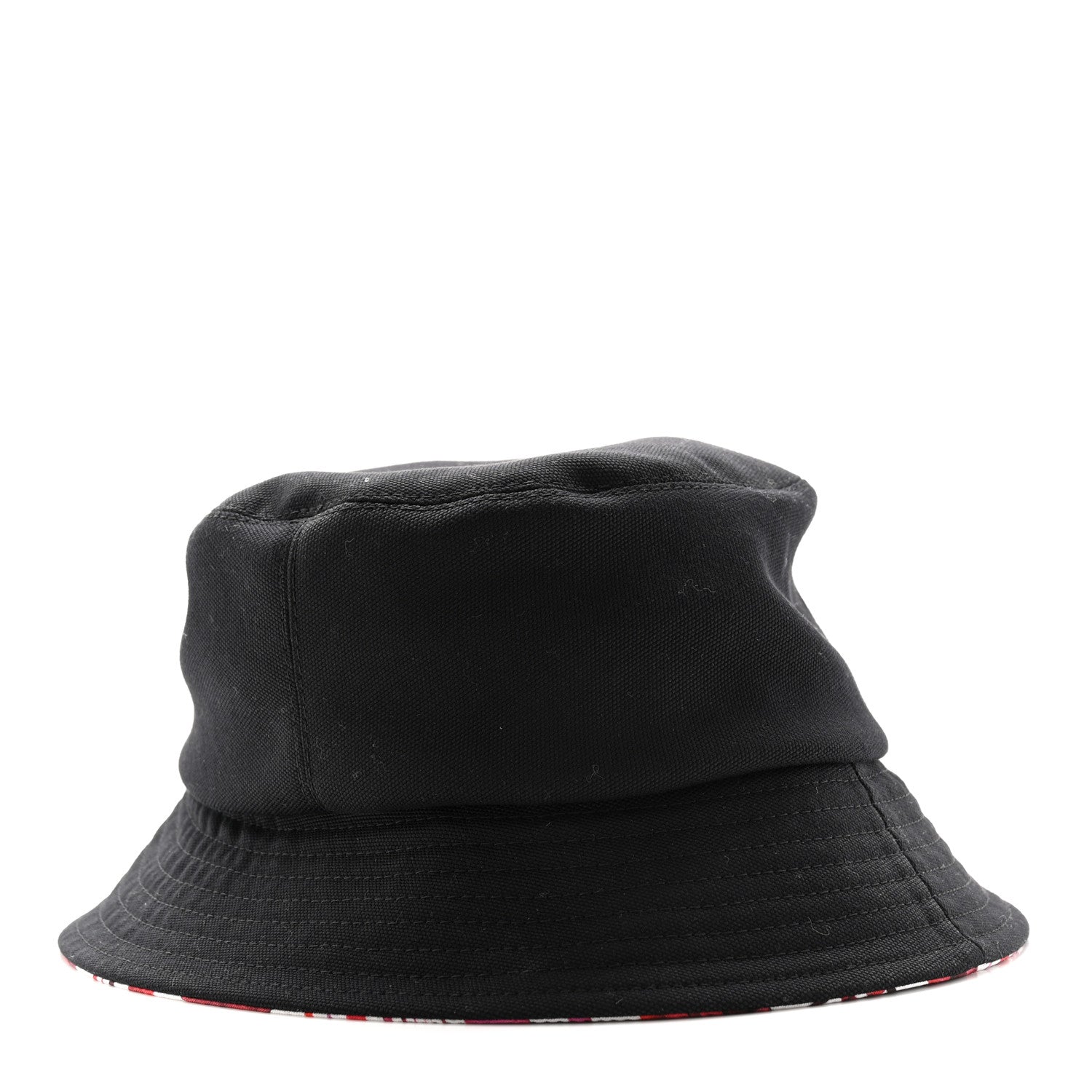Chanel Cotton Pearl CC Bucket Hat S Black 6 of 9