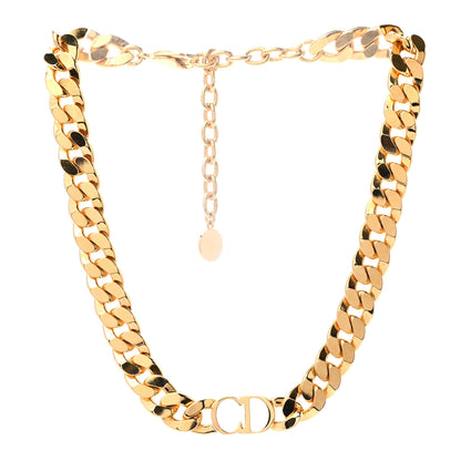 Christian Dior Metal Danseuse Etoile Chain Choker Necklace Gold 3 of 4