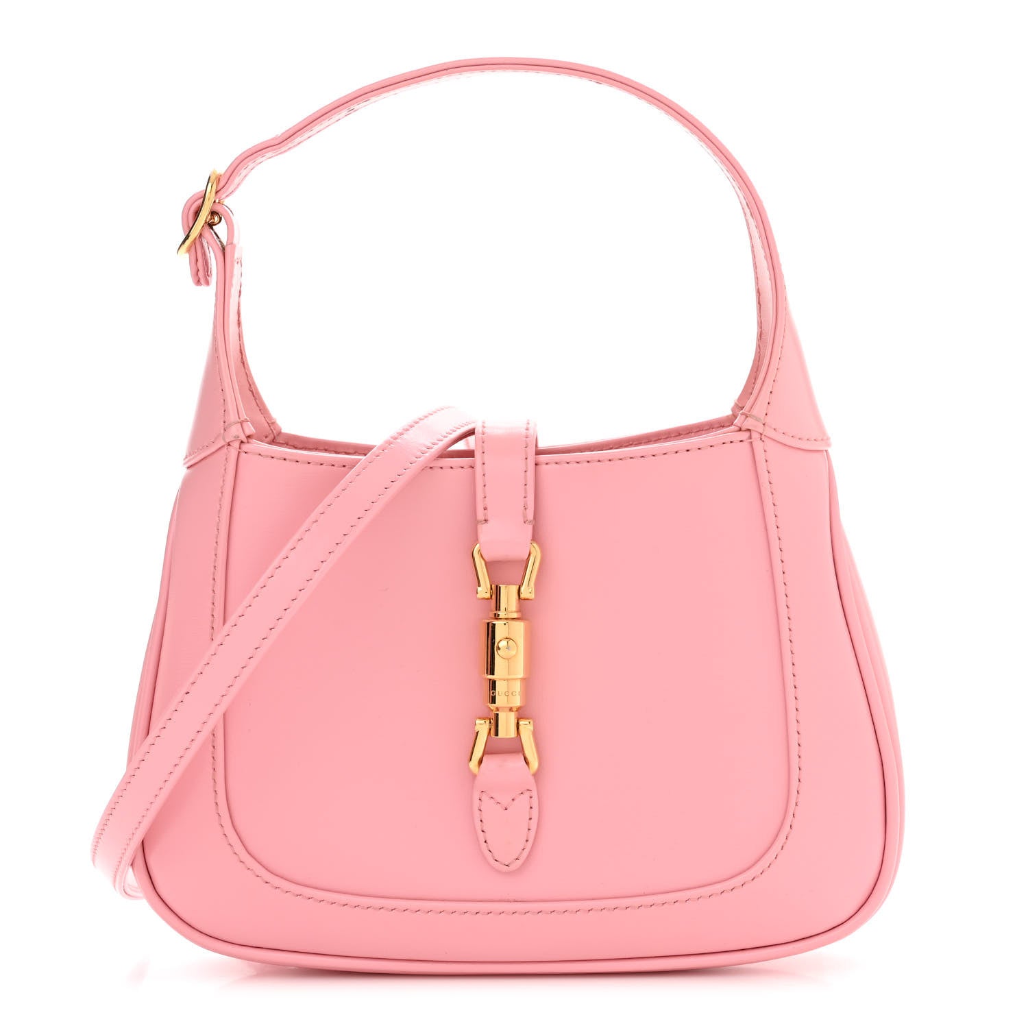 Gucci Boarded Dyana Lux Calfskin Mini Jackie 1961 Hobo Wild Rose 1 of 10
