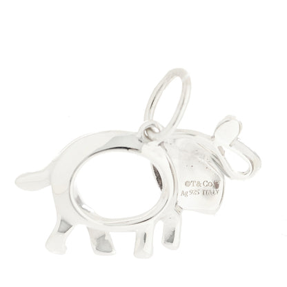 Tiffany Sterling Silver Tsavorite Save the Wild Elephant Charm 3 of 3