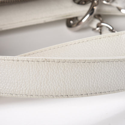 Chanel Caviar Quilted Grand Shopping Tote GST White 23 of 27