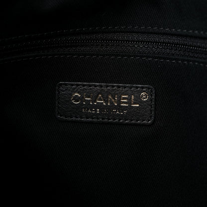 Chanel Lurex Boucle Small Deauville Tote Black 6 of 10