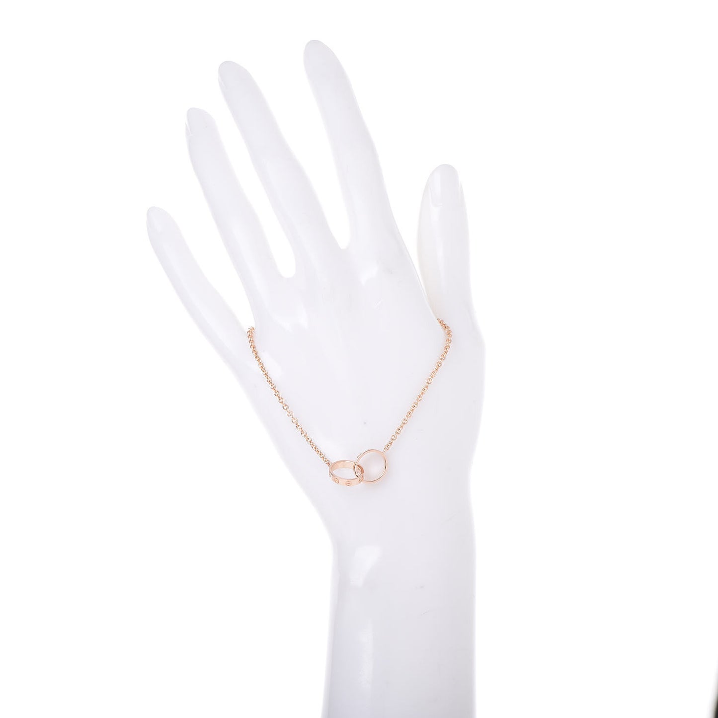 18K Pink Gold Interlocking LOVE Bracelet