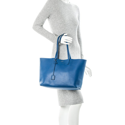 Saint Laurent Calfskin Large Shopping Tote Ultramarine 2 of 8