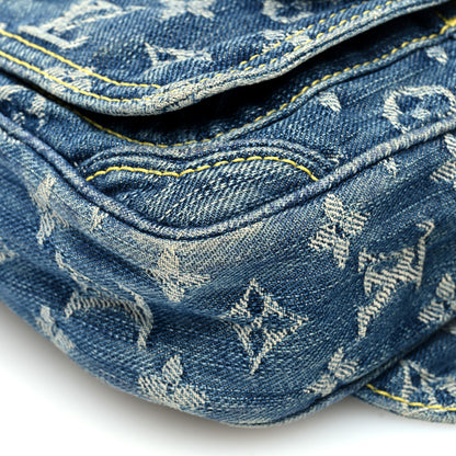 Louis Vuitton Monogram Denim Bum Bag Blue 9 of 9
