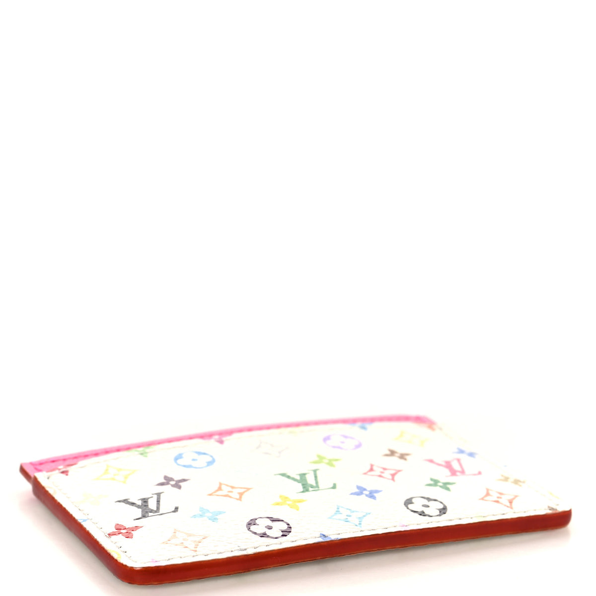 LV X TM Monogram Multicolor Card Holder Kawaii Pink