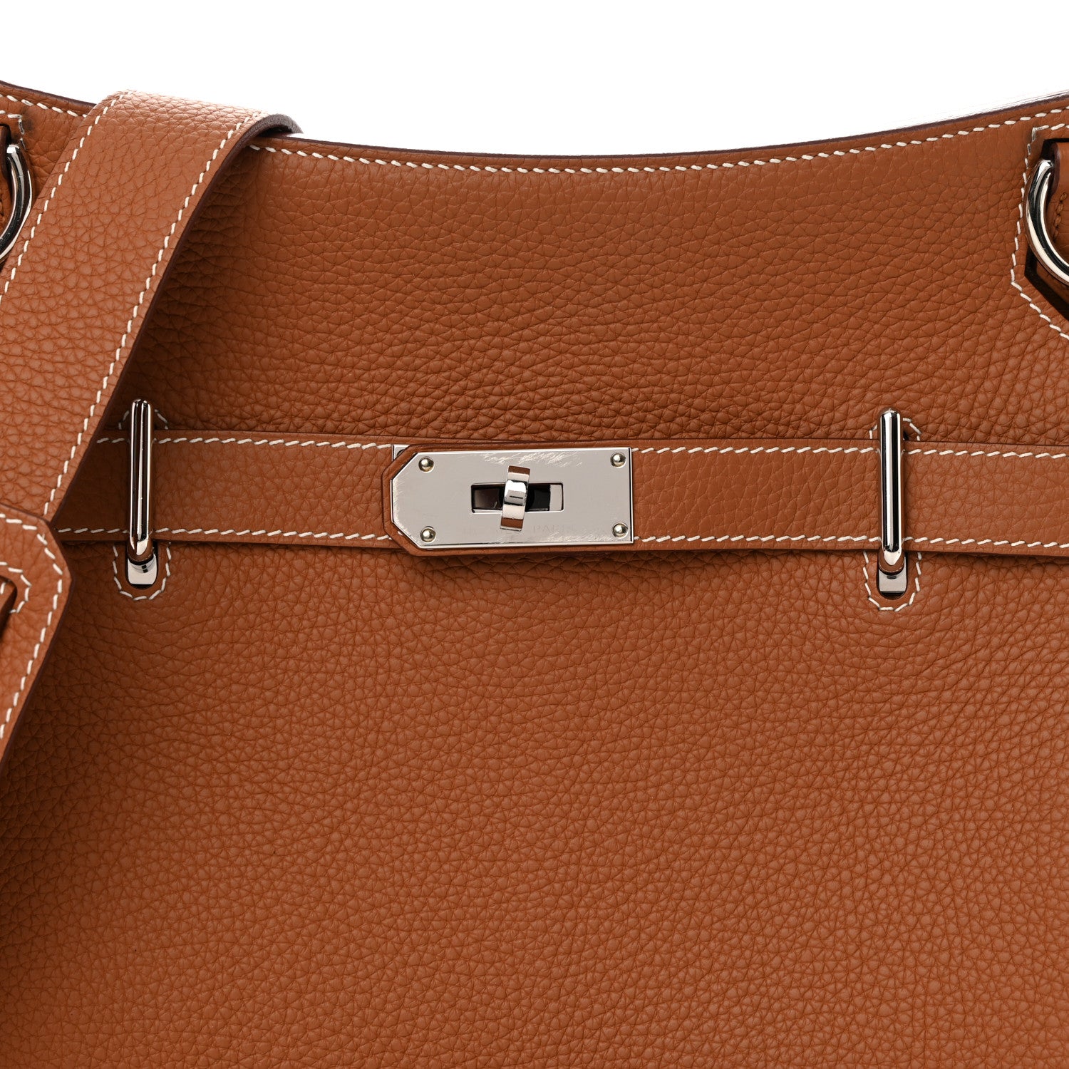 Hermes Taurillon Clemence Jypsiere 31 Gold 8 of 16