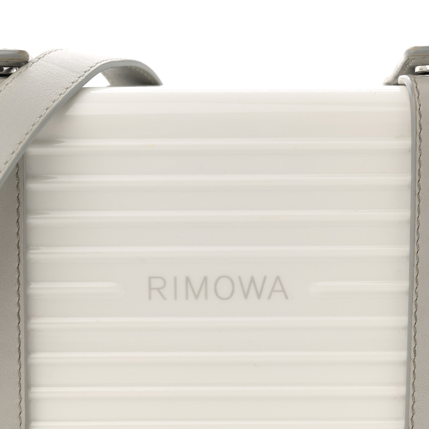 Rimowa Gloss Polycarbonate Personal Cross-Body Bag White Grey 7 of 17
