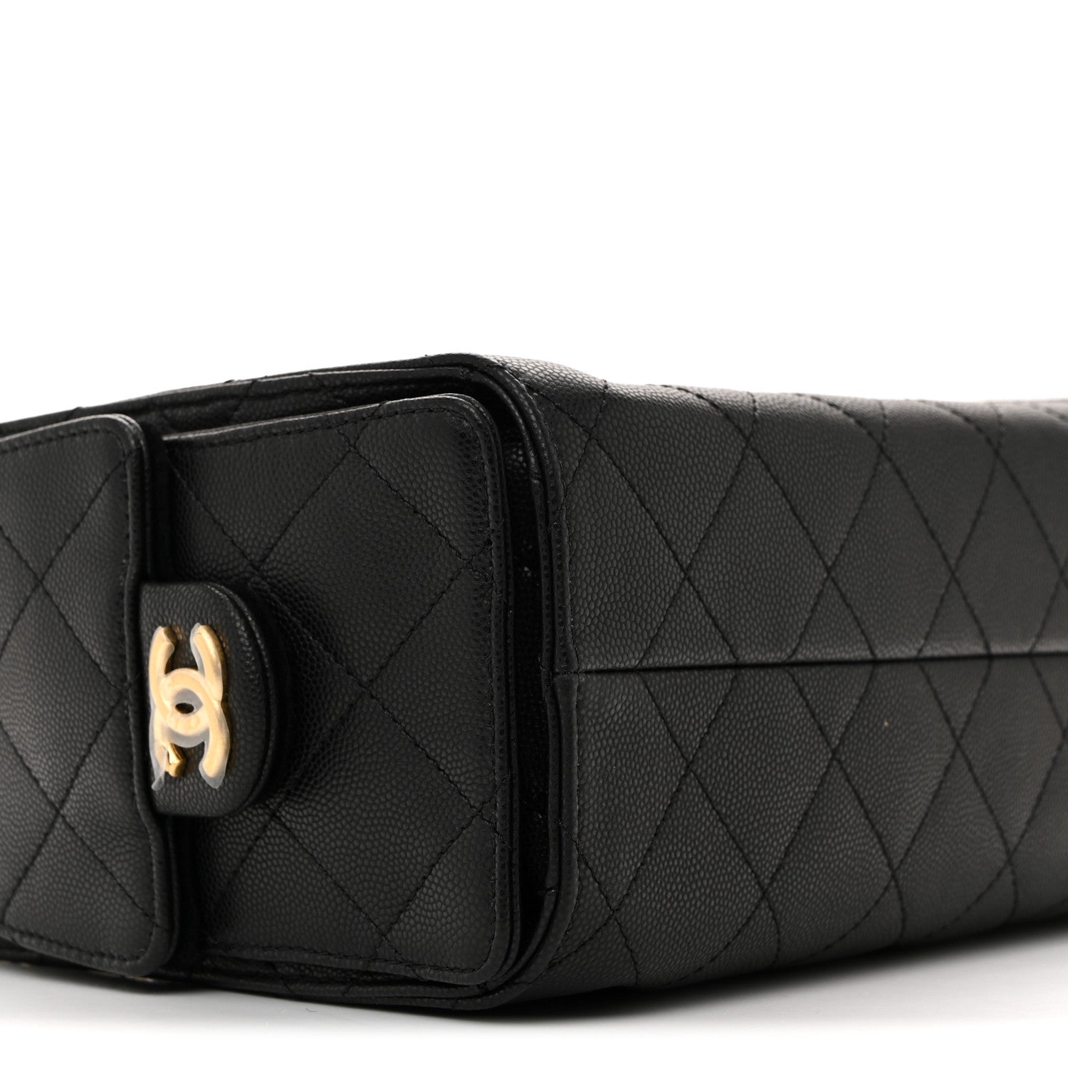Chanel Caviar Quilted Mini Chanel 25 Handbag Black 9 of 11