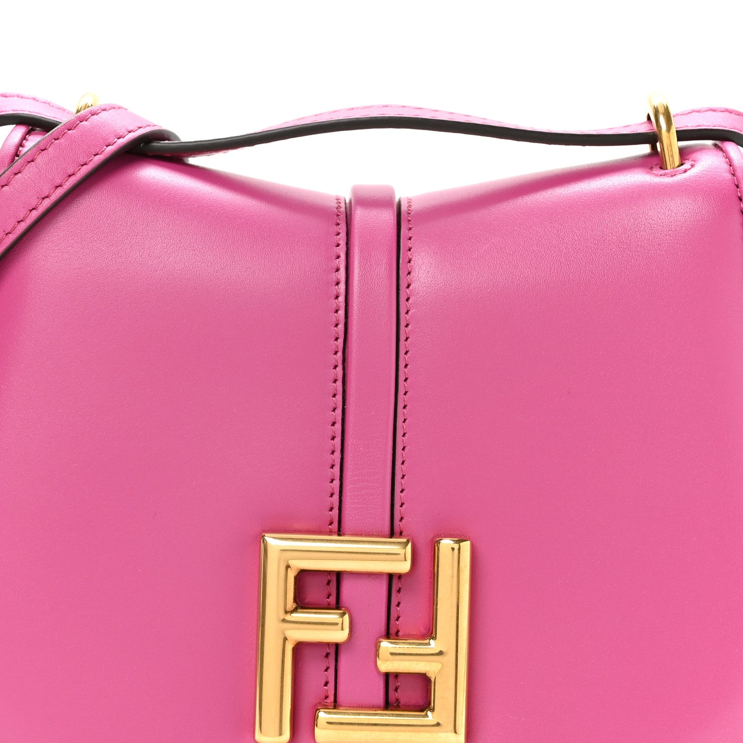 Fendi Vitello Brenta Cher Small Fendi C'mon Ciclamino Pilar 8 of 10