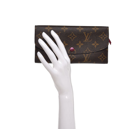 Louis Vuitton Monogram Emilie Wallet Fuchsia 2 of 9