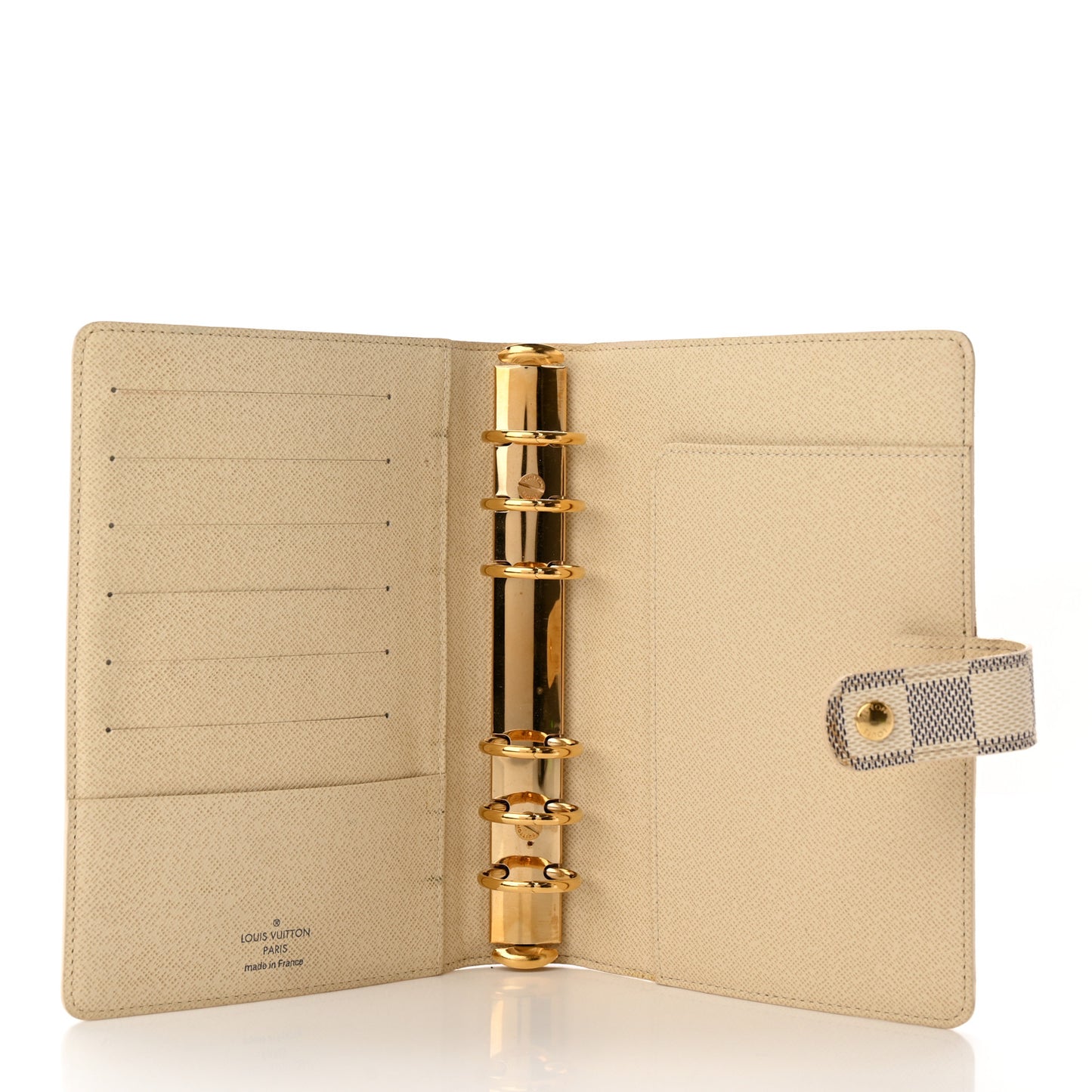 Damier Azur Medium Ring Agenda Cover