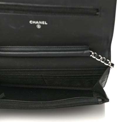 Chanel Caviar Timeless CC Wallet On Chain WOC Black 5 of 15