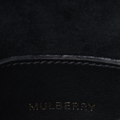 Mulberry Smooth Calfskin Mini Cecily Flower Lock Crossbody Bag Black 6 of 15