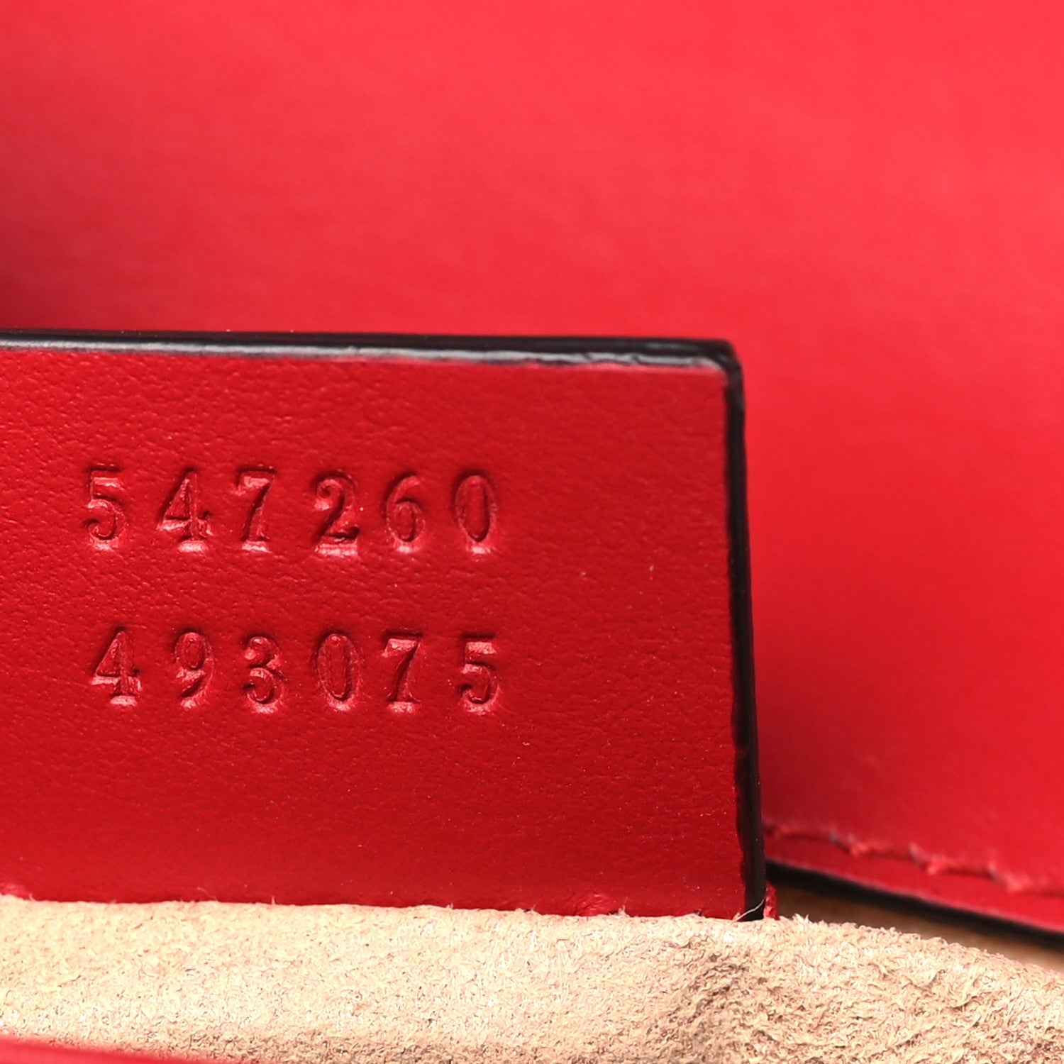 Gucci Calfskin Matelasse Mini GG Marmont Top Handle Shoulder Bag Hibiscus Red 7 of 11