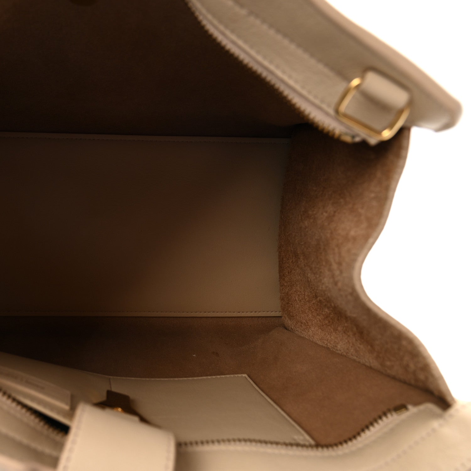 Saint Laurent Calfskin Small Classic Y Cabas Beige 5 of 9