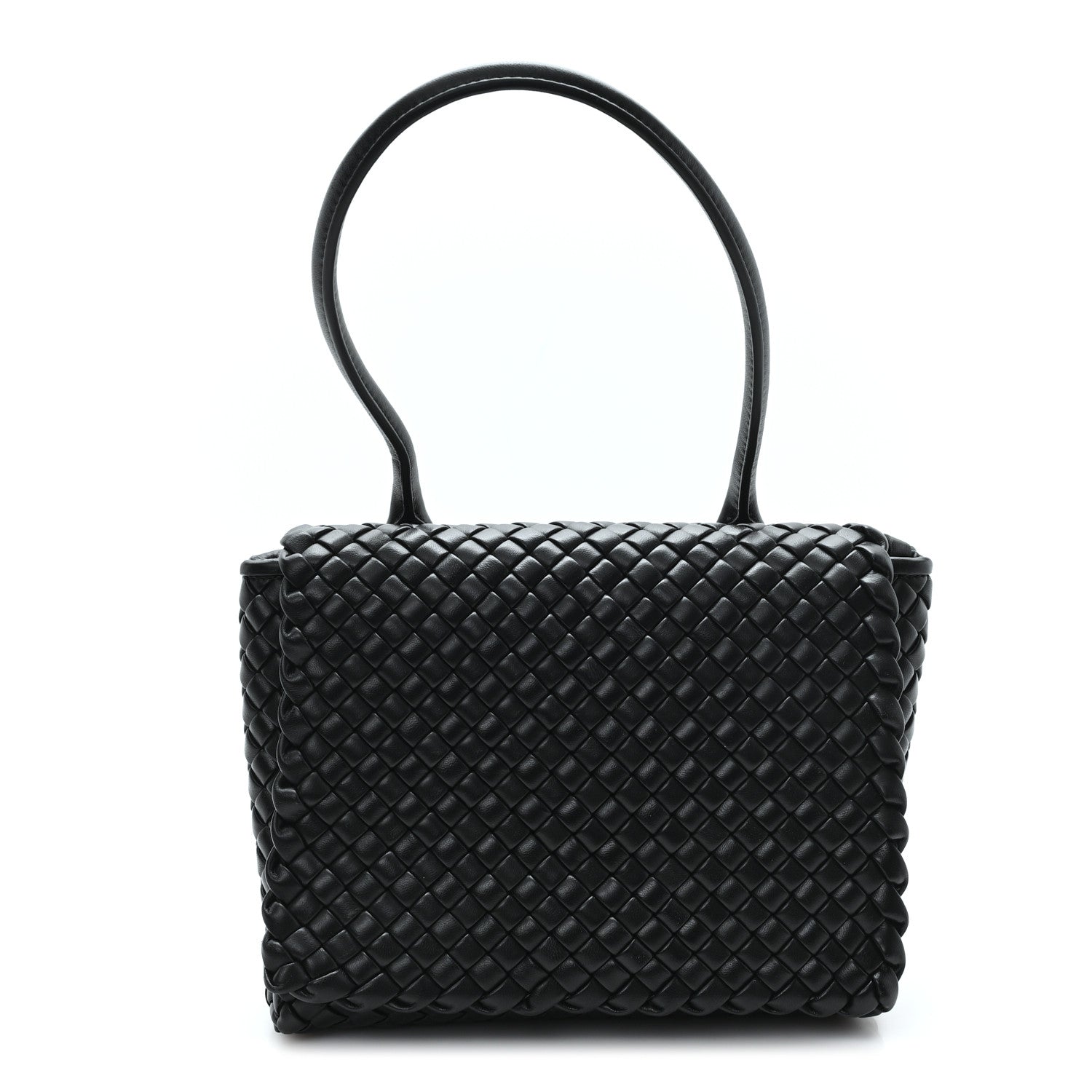 Bottega Veneta Nappa Intrecciato Patti Top Handle Bag Black 1 of 10