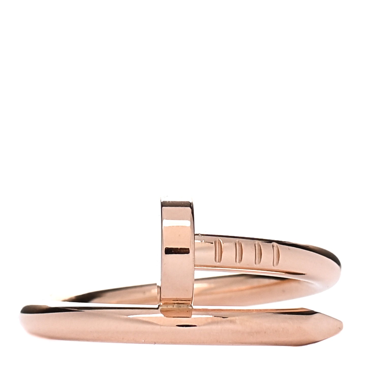 18K Pink Gold Juste Un Clou Ring 53 6.25