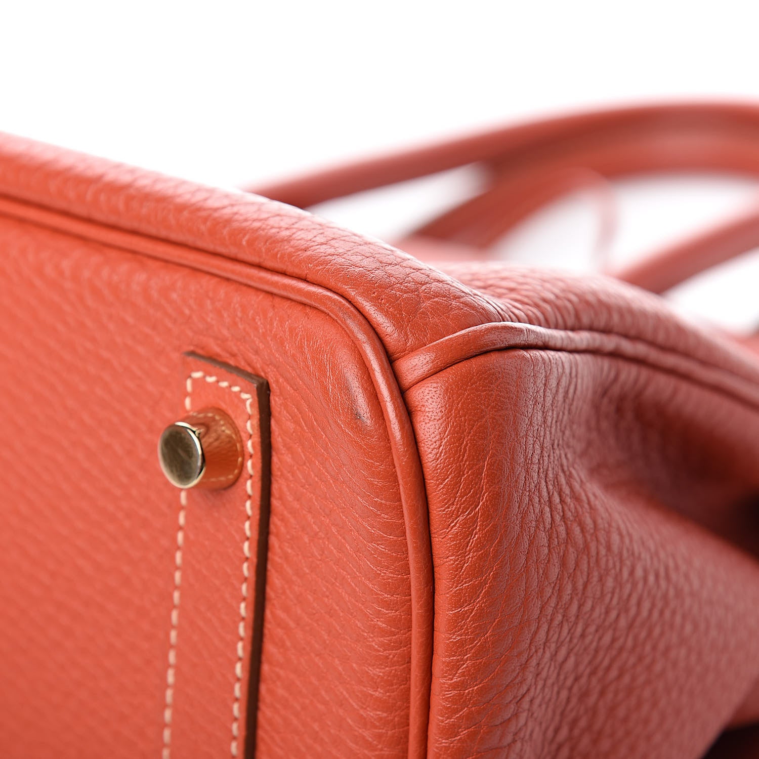 Hermes Taurillon Clemence Birkin 30 Sanguine 11 of 12